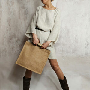 Sukienka lniana " Róża"